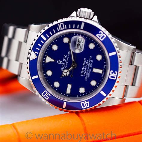 rolex submariner blue gebraucht|Rolex Submariner blue dial bezel.